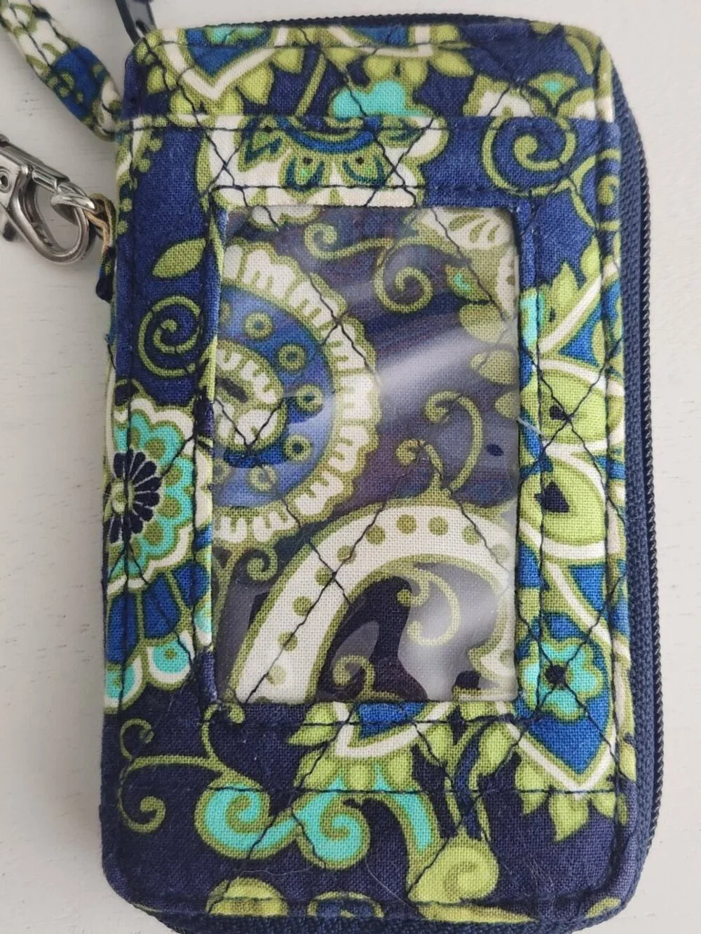 Vera Bradley Wristlet in "Rhythm and Blues" - Picture 4 of 5